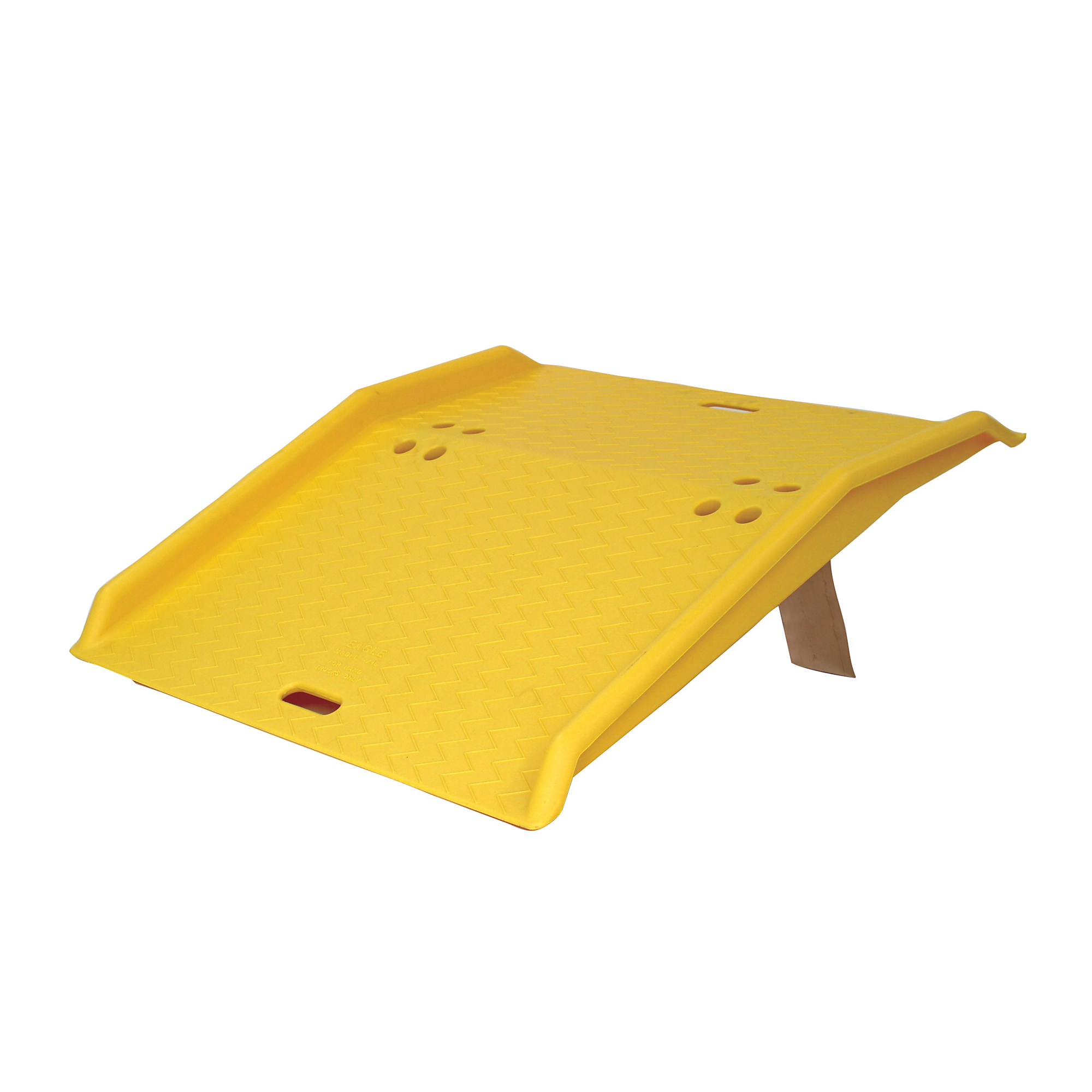 Eagle Portable Dock Plate — 35in. x 4in., High-Density Polyethylene, 750-Lb. Capacity, Yellow, Model# 1795